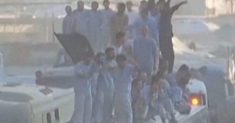 Freed Palestinians met by cheering crowds in Gaza