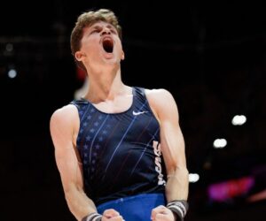 US Air Force world medalist gymnast defends barred Team Israel