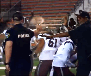 Police deploy pepper spray after high school football postgame altercations