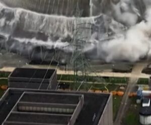 Nuclear power plant torn down in Germany