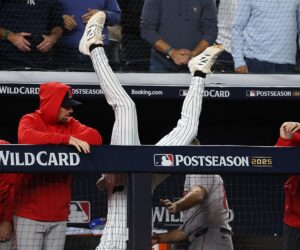 Ryan McMahon flips into Red Sox dugout in huge Yankees win