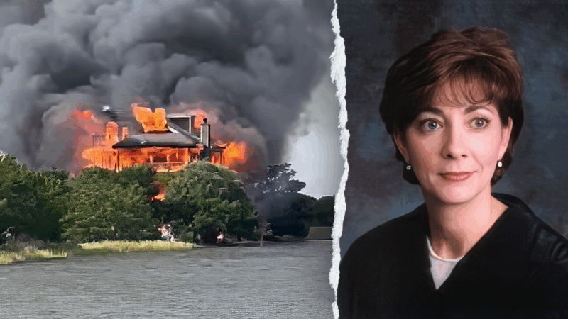 Judge’s waterfront mansion burns down, kayak rescue saves occupants
