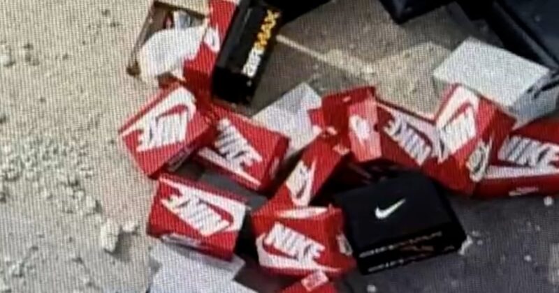 Thieves cut through Florida mall roof to steal sneakers