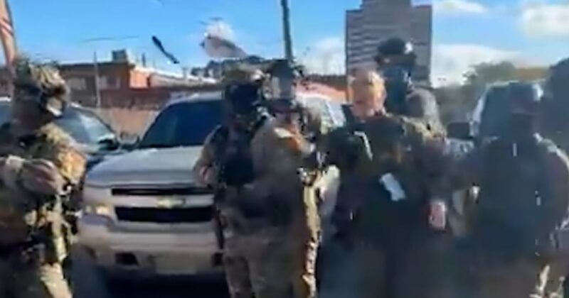 Border Patrol commander appears to throw tear gas