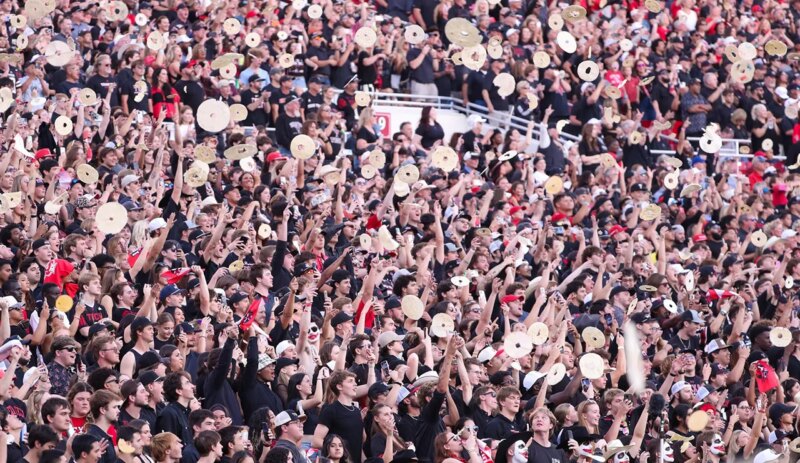 Pocket knife hits Kansas staff member at Texas Tech football game, coach says
