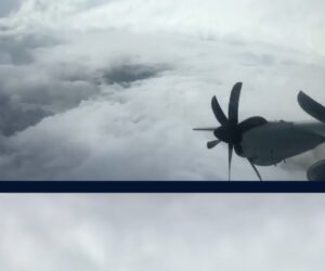 Hurricane Hunters film inside Hurricane Melissa’s eye