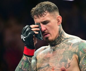 Tom Aspinall can’t continue after Ciryl Gane pokes both eyes in UFC main event