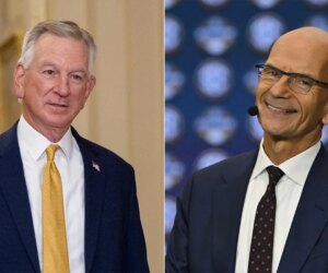 Tuberville praises Paul Finebaum amid Senate run consideration