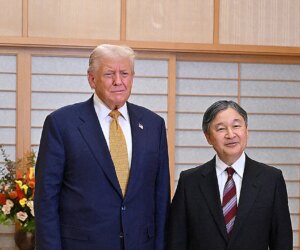 Trump meets Japan’s emperor and prime minister ahead of Xi Jinping summit
