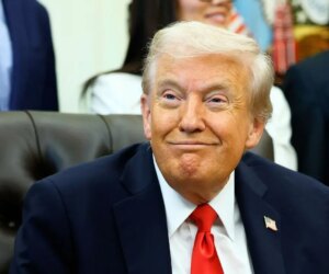 Trump celebrates strong stock market after Labor Dept inflation reporting