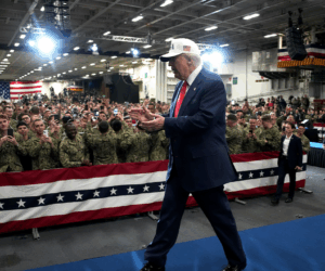President addresses service members during Asia tour