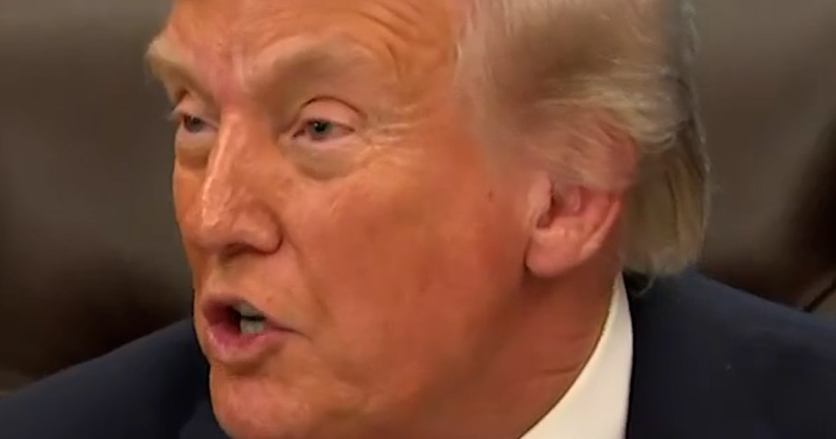 Trump responds to report he is demanding millions from DOJ