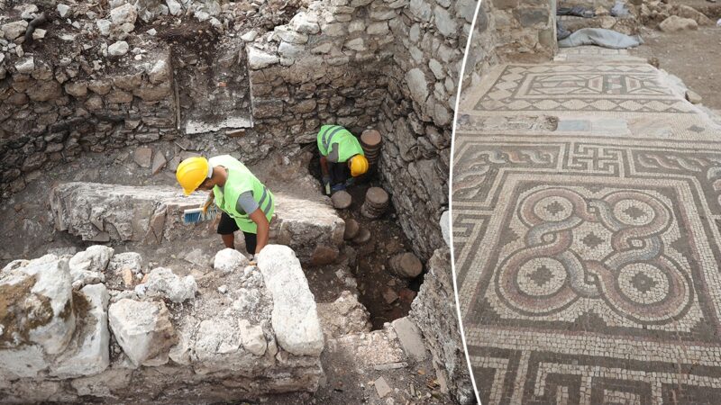 Ancient bishop’s luxury bathhouse unearthed in Turkey by archaeologists
