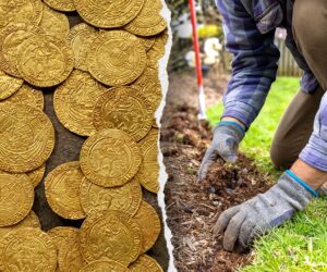 Gold coins found by UK couple in garden set to auction for six-figure sum