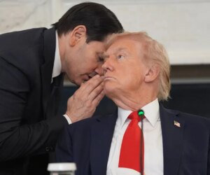 Rubio note pass prompts Trump to predict peace in the Middle East