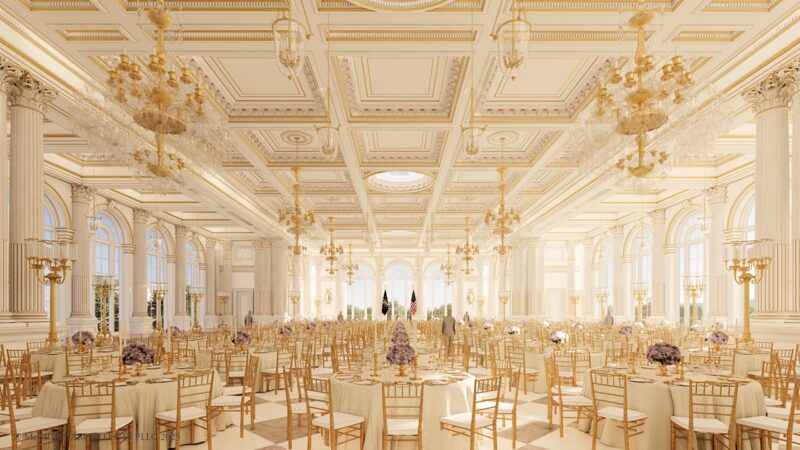 Democrats oppose Trump’s White House ballroom construction project