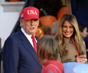 Donald Trump and Melania Trump host Halloween celebration on White House South Lawn
