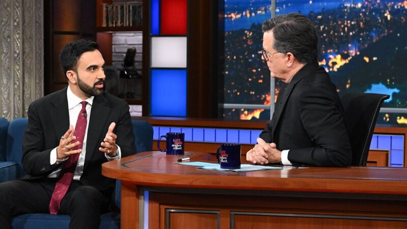 Mamdani slams Colbert show for pitching ‘game’ to discuss Israel-Hamas war