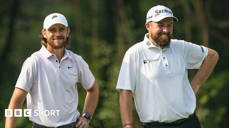 Abu Dhabi Championship: Tommy Fleetwood and Shane Lowry in share of first-round lead