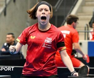 Bly Twomey, 15, wins second gold at European Para Table Tennis Championships