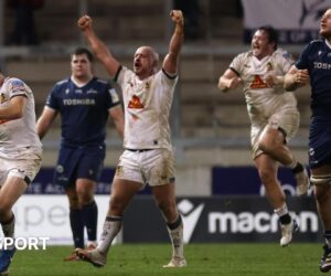 The Prem: Sale 26-27 Exeter – Chiefs top of Prem after comeback win