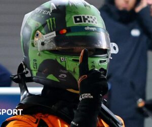Las Vegas Grand Prix: Lando Norris on pole with Oscar Piastri fifth