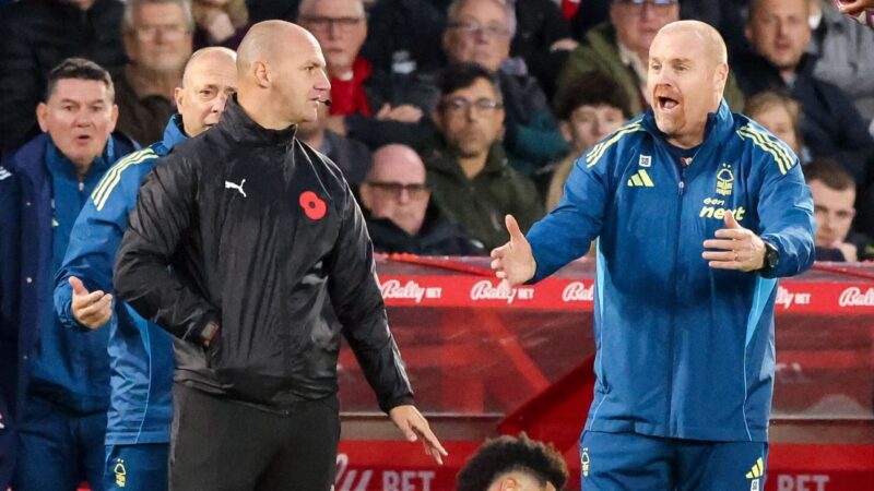 Forest’s Dyche fumes at Man United goal, calls for VAR changes