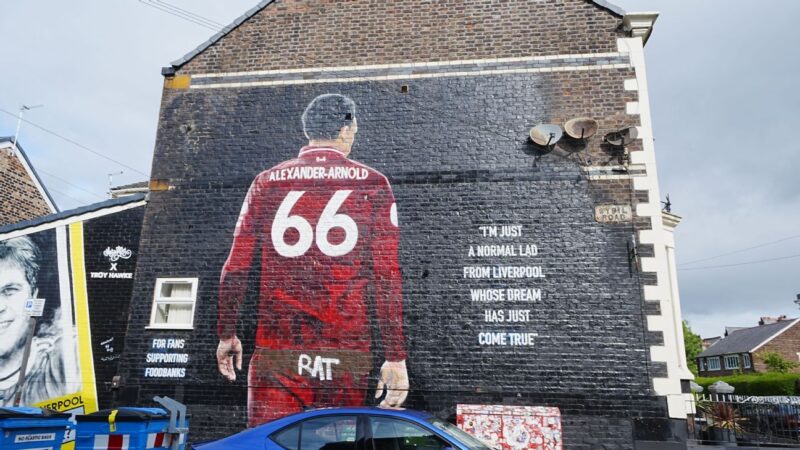 Alexander-Arnold’s mural defaced ahead of Liverpool return