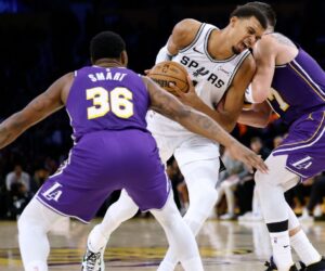 Victor Wembanyama limited by Lakers’ double-teams in Spurs loss