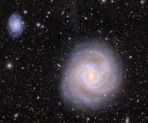 Rubin Observatory Finds Massive Stellar Stream Around Spiral Galaxy M61