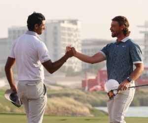 Aaron Rai beats Tommy Fleetwood to win Abu Dhabi Championship