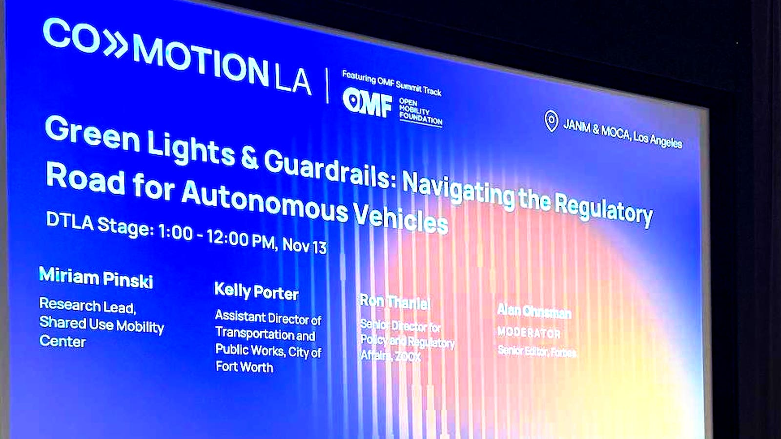 The Next Phase Of Urban Transportation: Insights From CoMotion LA