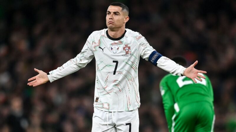 Cristiano Ronaldo red card: Ireland boss says may have got in his head