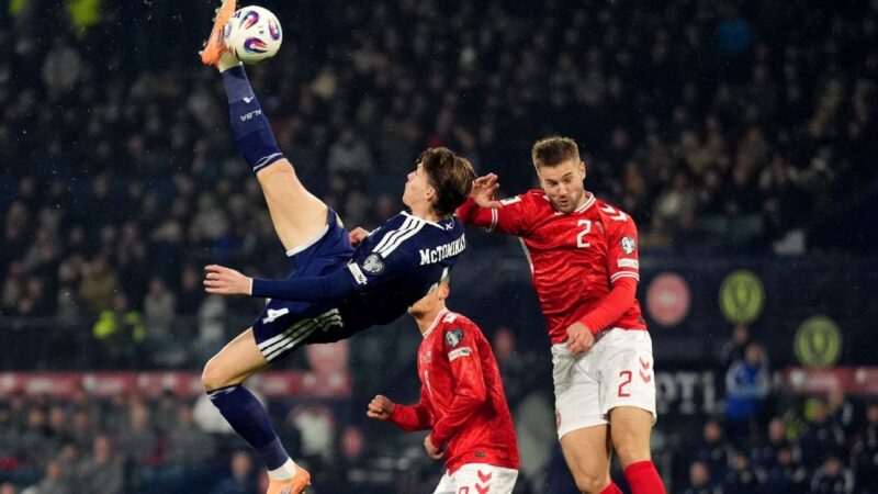 How McTominay’s overhead kick for Scotland ranks with Ronaldo, Rooney