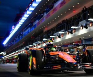 Las Vegas Grand Prix: Lando Norris fastest in Vegas as FP2 suspended due to loose drain cover