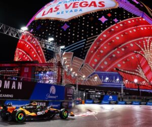 Las Vegas GP: Norris beats Verstappen to pole in wet qualifying