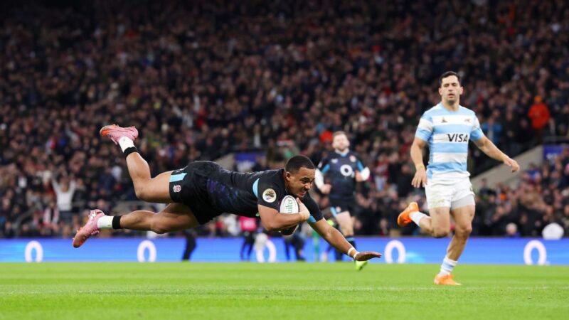 England 27-23 Argentina: Max Ojomoh impresses as hosts hold off Pumas comeback