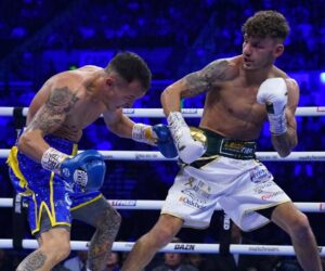 Leigh Wood, Josh Warrington clash in heated face-off