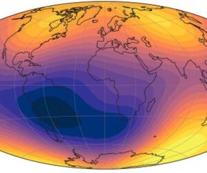 Earth’s Magnetic Field Is Weakening Over The Atlantic Ocean