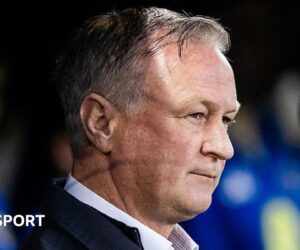 Referee needed to ‘be stronger’ in Northern Ireland’s loss to Slovakia says Michael O’Neill