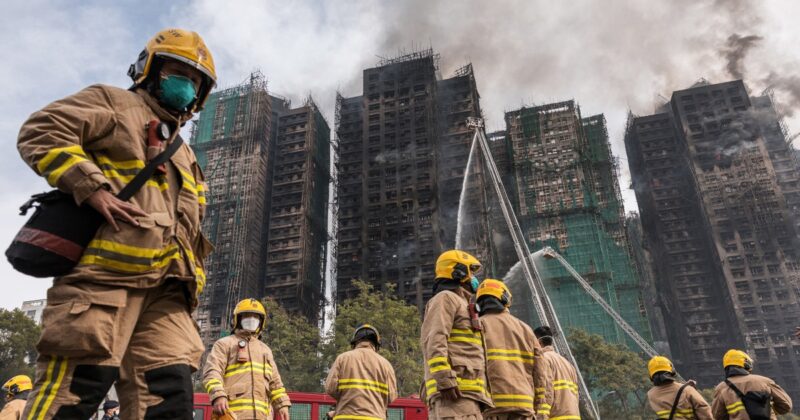 94 dead and dozens still missing in Hong Kong high-rise inferno