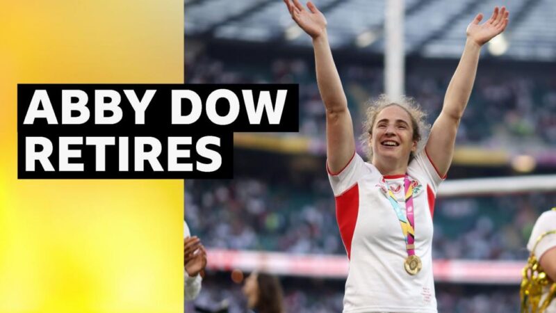 Women’s rugby union: England world cup winner Abby Dow announces retirement aged 28