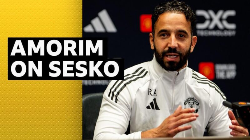 Manchester United: Ruben Amorim backs Benjamin Sesko to thrive despite ‘struggles’