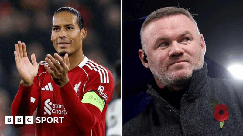 Virgil van Dijk and Wayne Rooney: ‘It was over the top’ – Liverpool defender calls out Rooney criticism