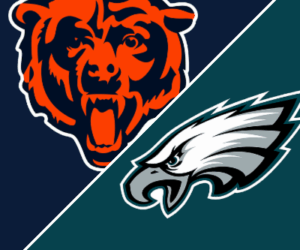 Follow live: Eagles host Bears in battle of division leaders