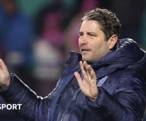 Irish Premiership: Defeat against Larne ‘unacceptable’ – Higgins