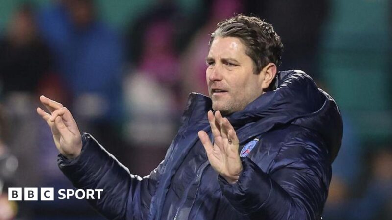 Irish Premiership: Defeat against Larne ‘unacceptable’ – Higgins