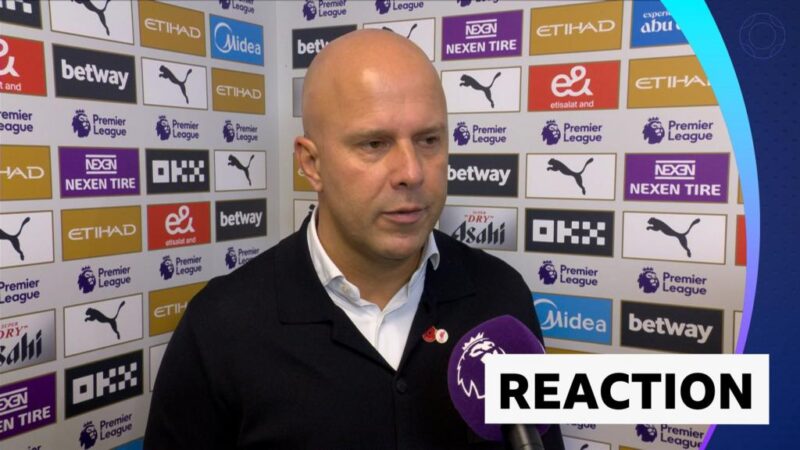 Liverpool 'completely dominated' by Man City in first half – Slot