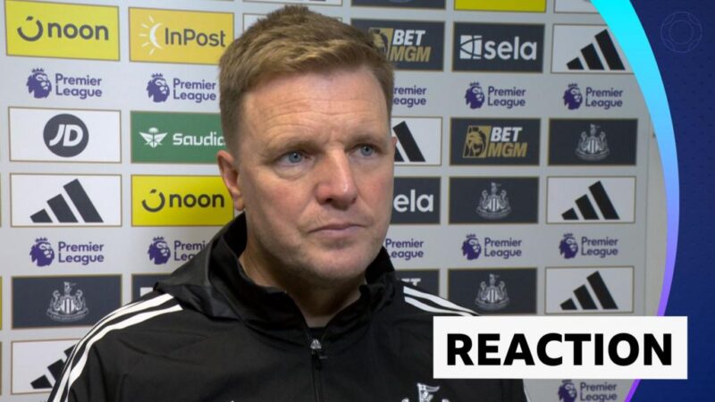 Newcastle 'close to our best' in win over Man City – Howe