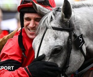 Grey Dawning powers to Betfair Chase win